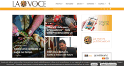 Desktop Screenshot of lavoce.it